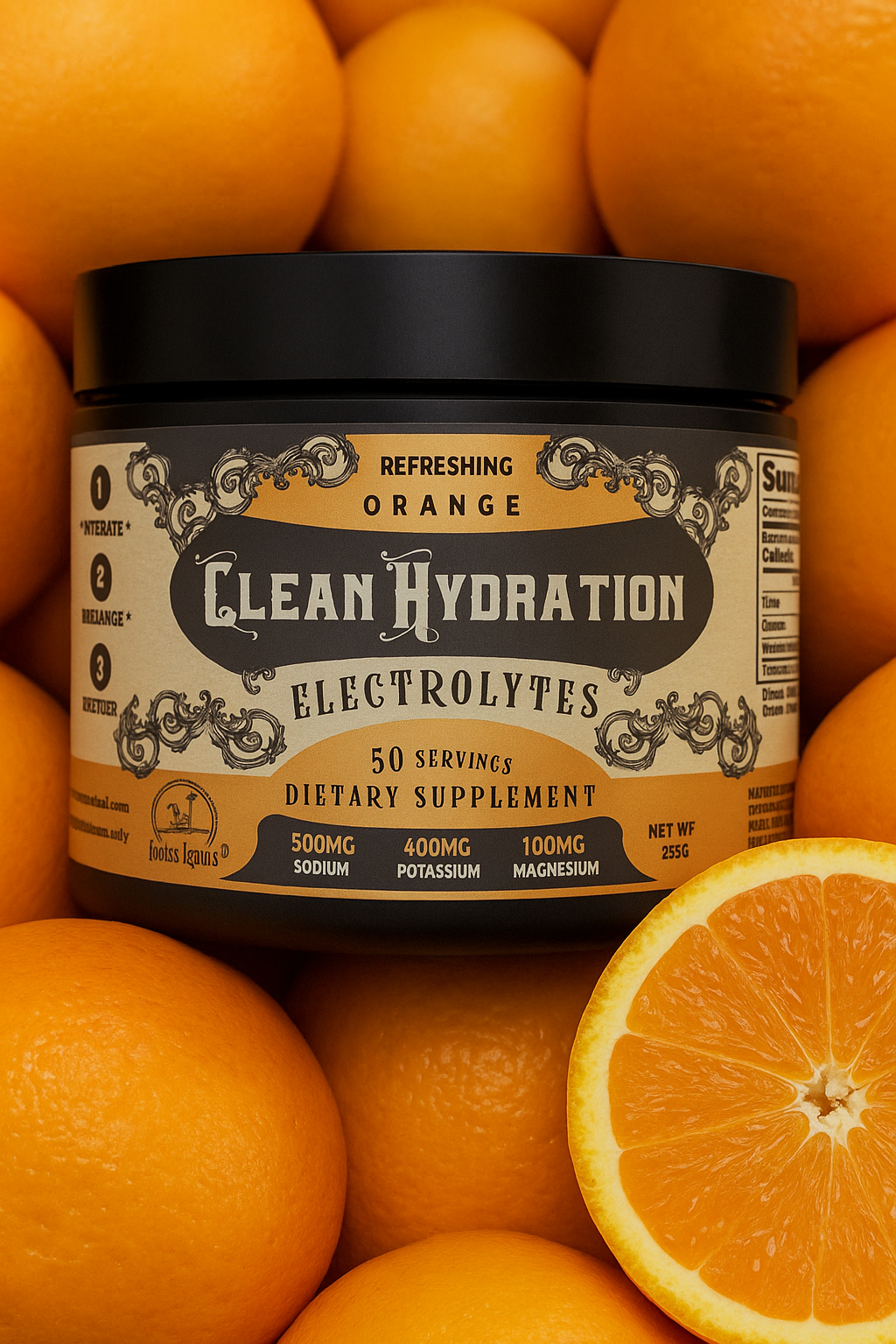 Clean Hydration Electrolytes - Orange