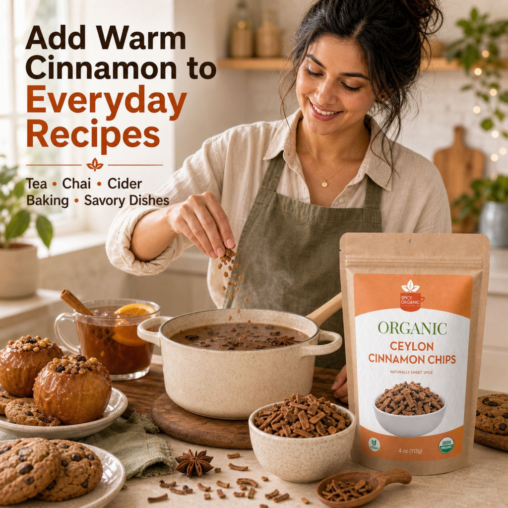 Organic Ceylon Cinnamon Chips – For Tea, Grinding & Mulling