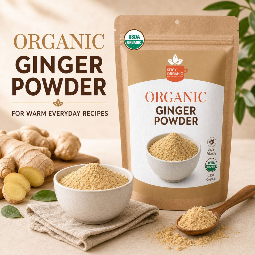 Organic Ginger Powder – For Chai, Stir-Fries & Gingerbread