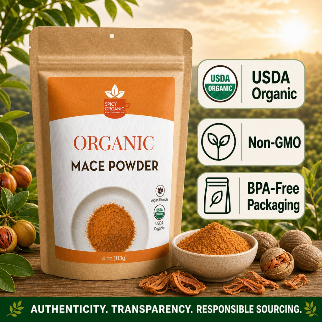 Organic Ground Mace – For Béchamel, Cakes & Biryani