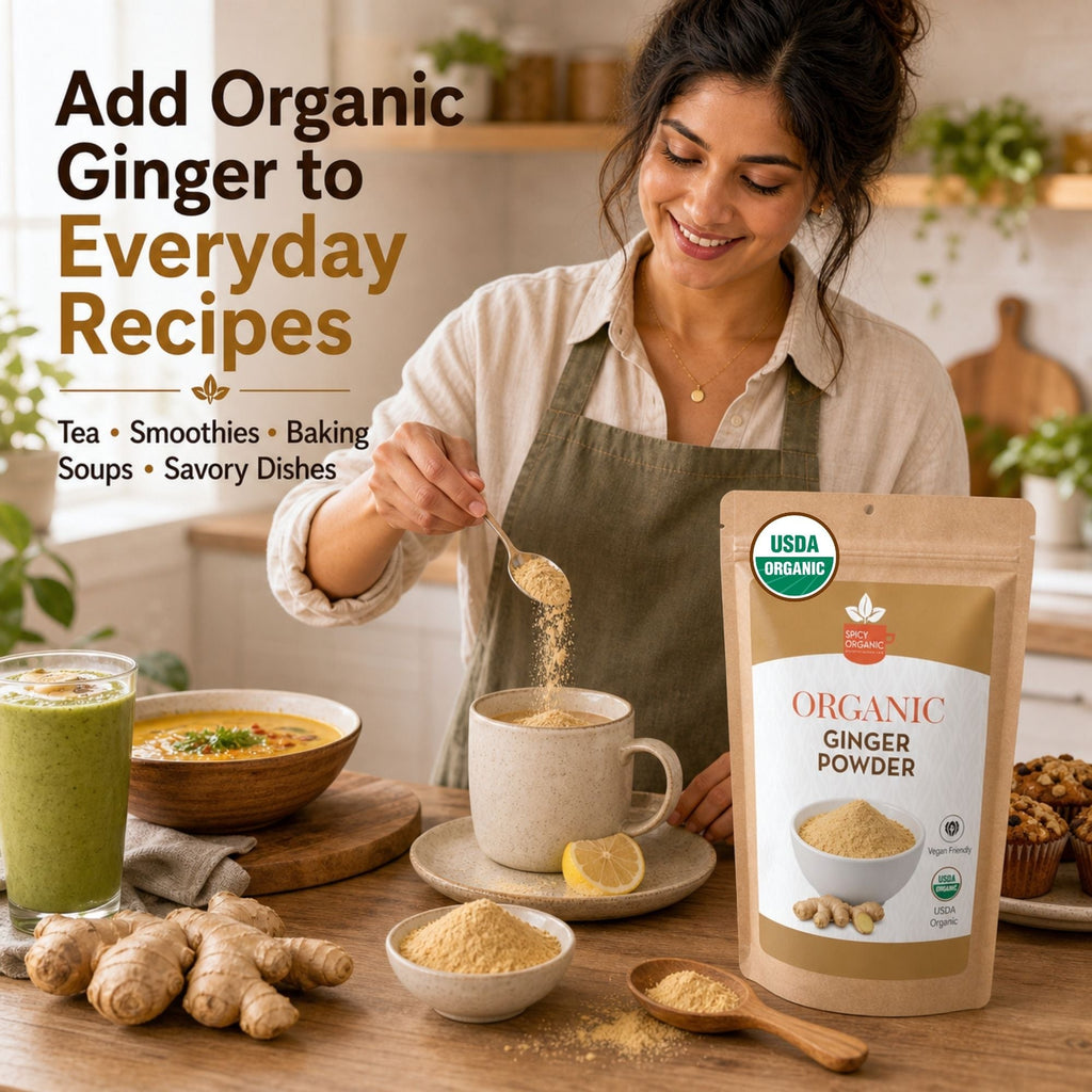 Organic Ginger Powder – For Chai, Stir-Fries & Gingerbread