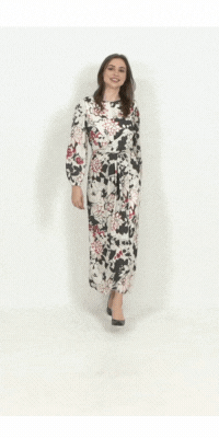 Satin Wrap Dress
