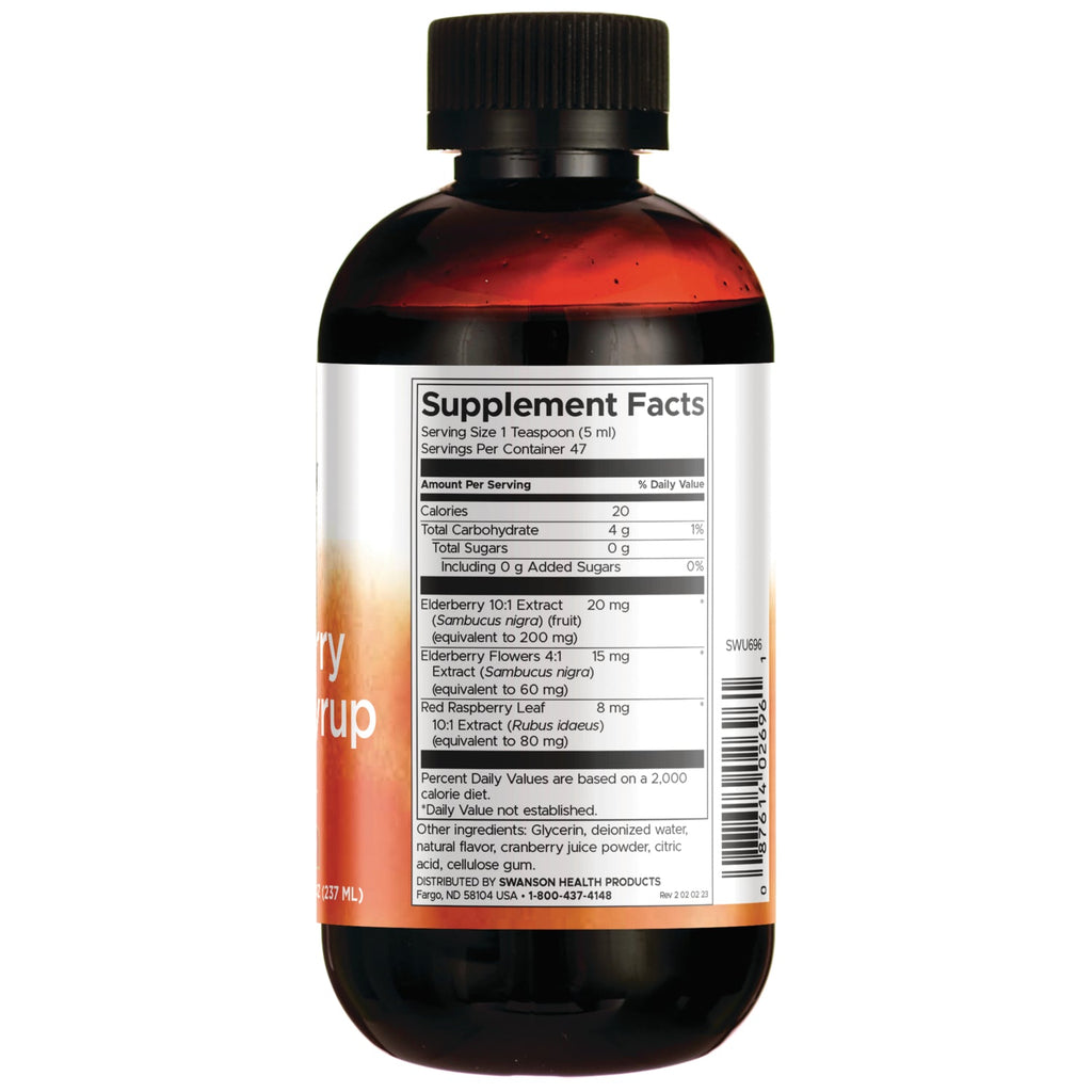 Elderberry Extract Syrup - No Sugar Added