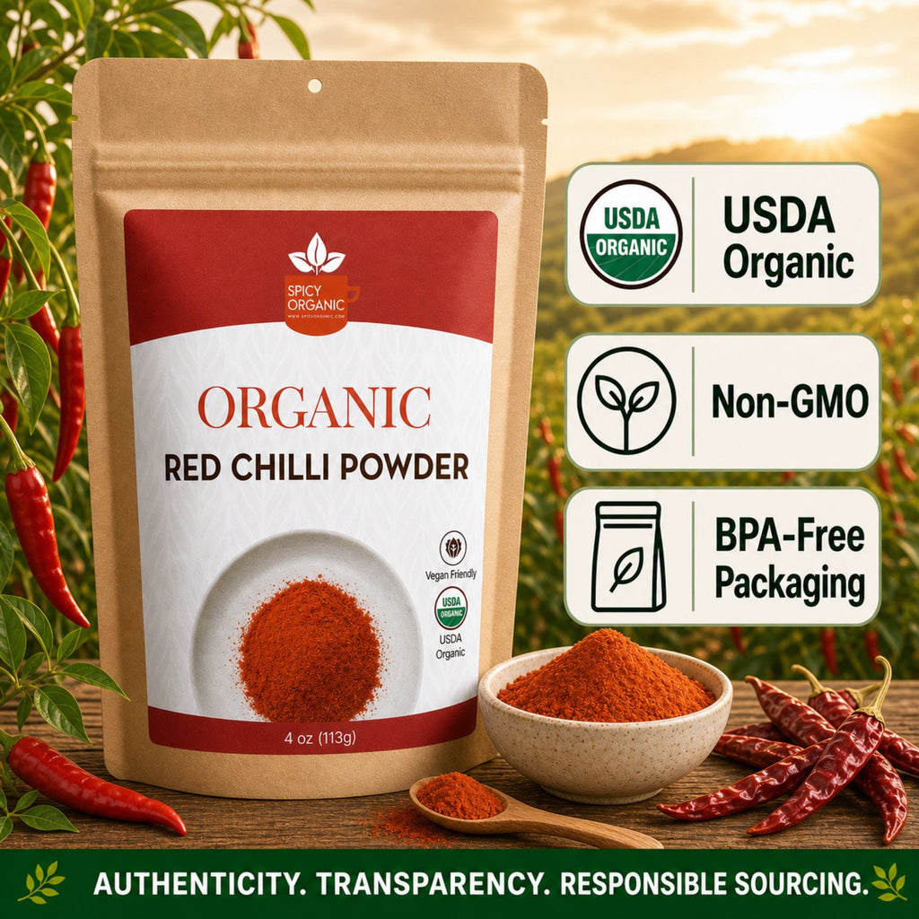 Organic Red Chili Powder – Bold Heat for Curries & Marinades