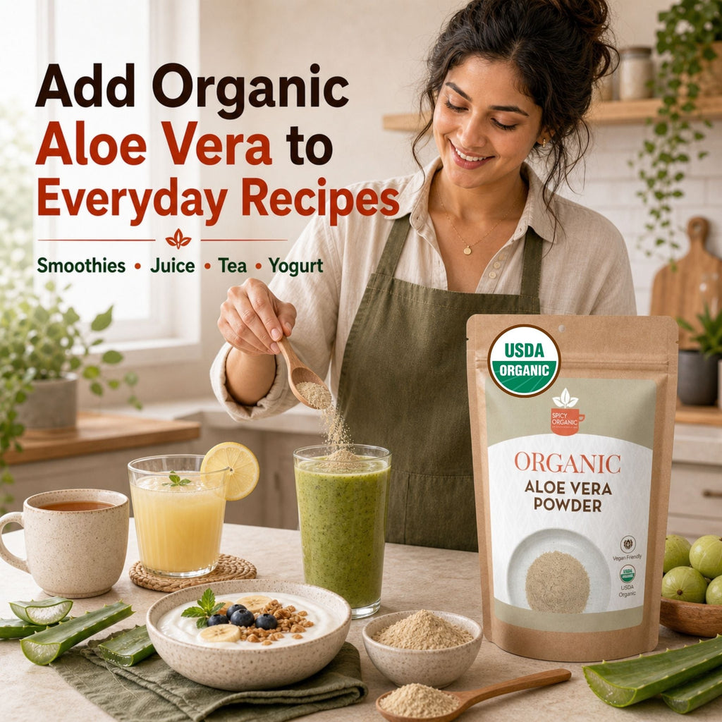 Organic Aloe Vera Powder – For Skin & Hair Care