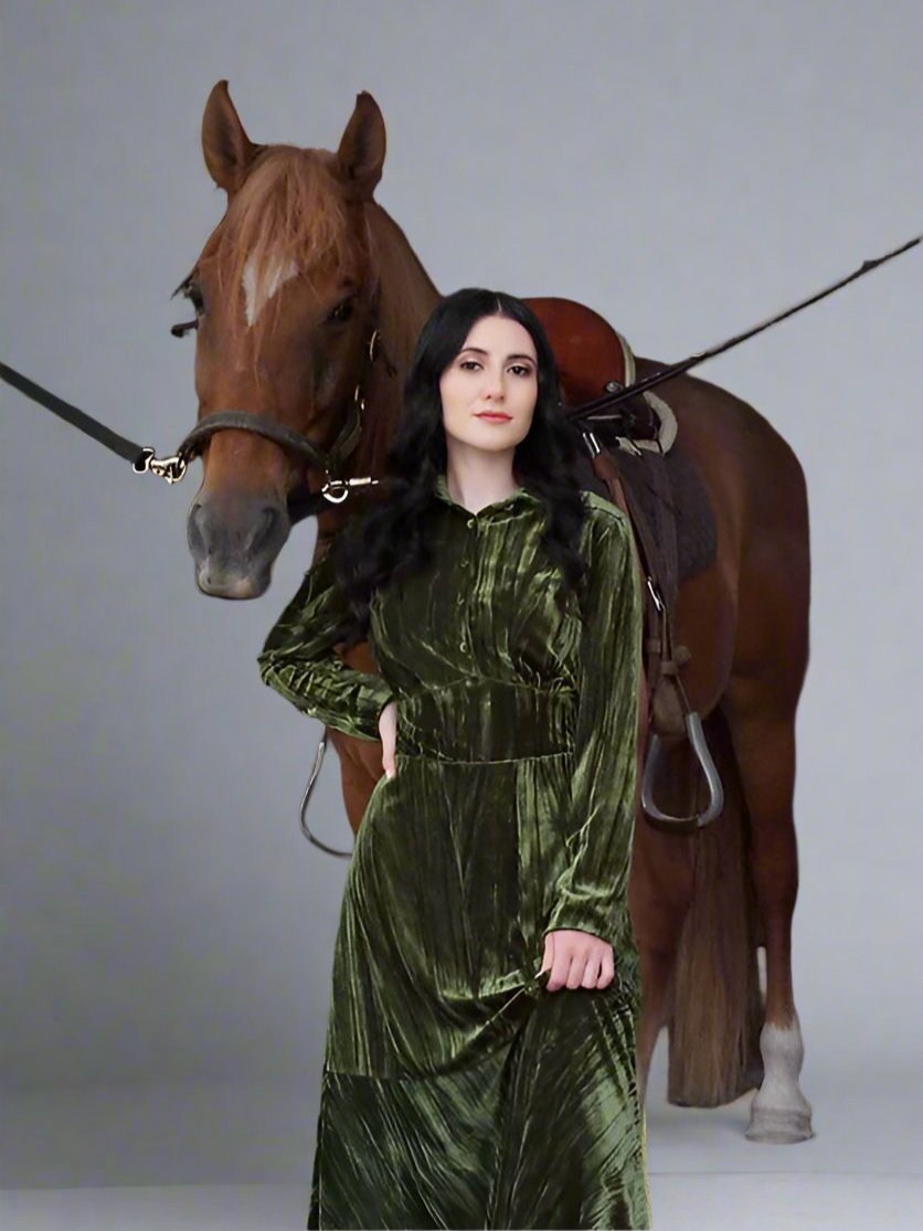 Michal Velvet Dress