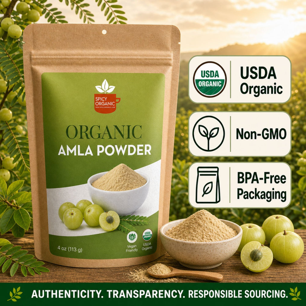 Organic Amla Powder – Sun-Dried Indian Gooseberry