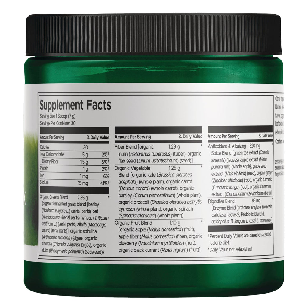 Fermented Alkalizing Greens Drink Mix with Probiotics