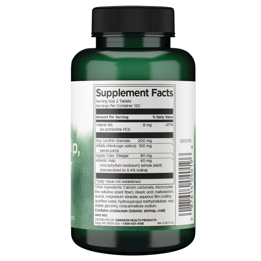 Lecithin, Kelp, B6, & Cider Vinegar