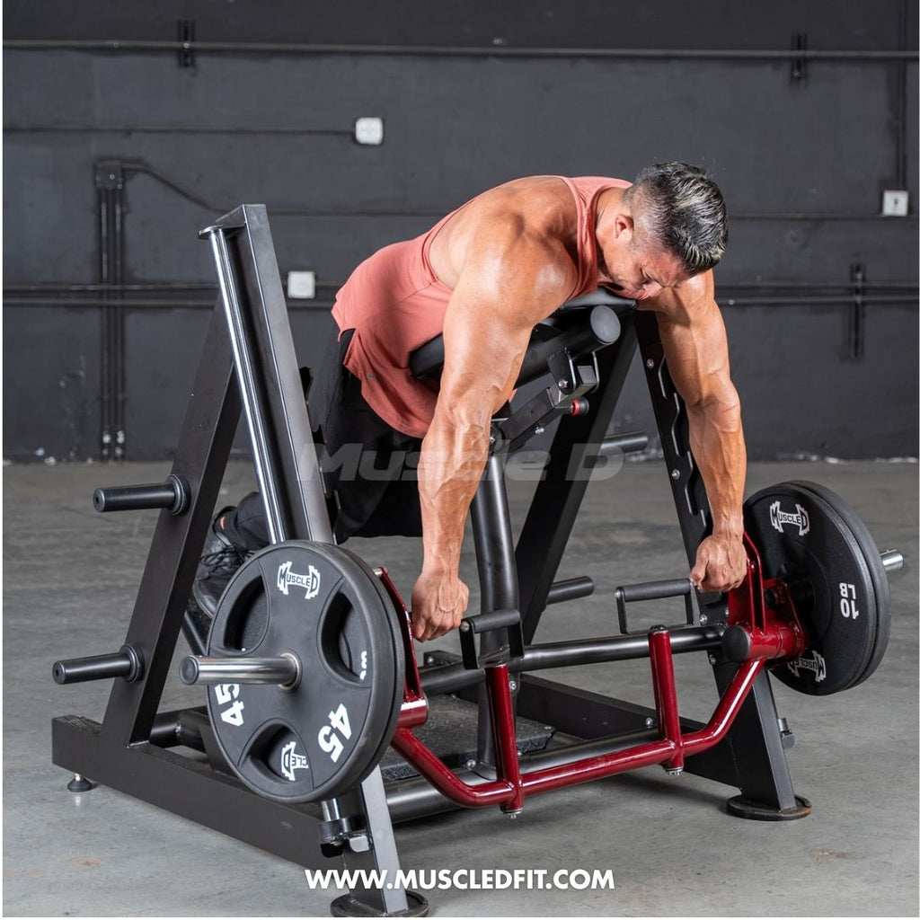 Power Leverage V2 Chest Supported Linear Bearing Row Machine | Muscle D Fitness
