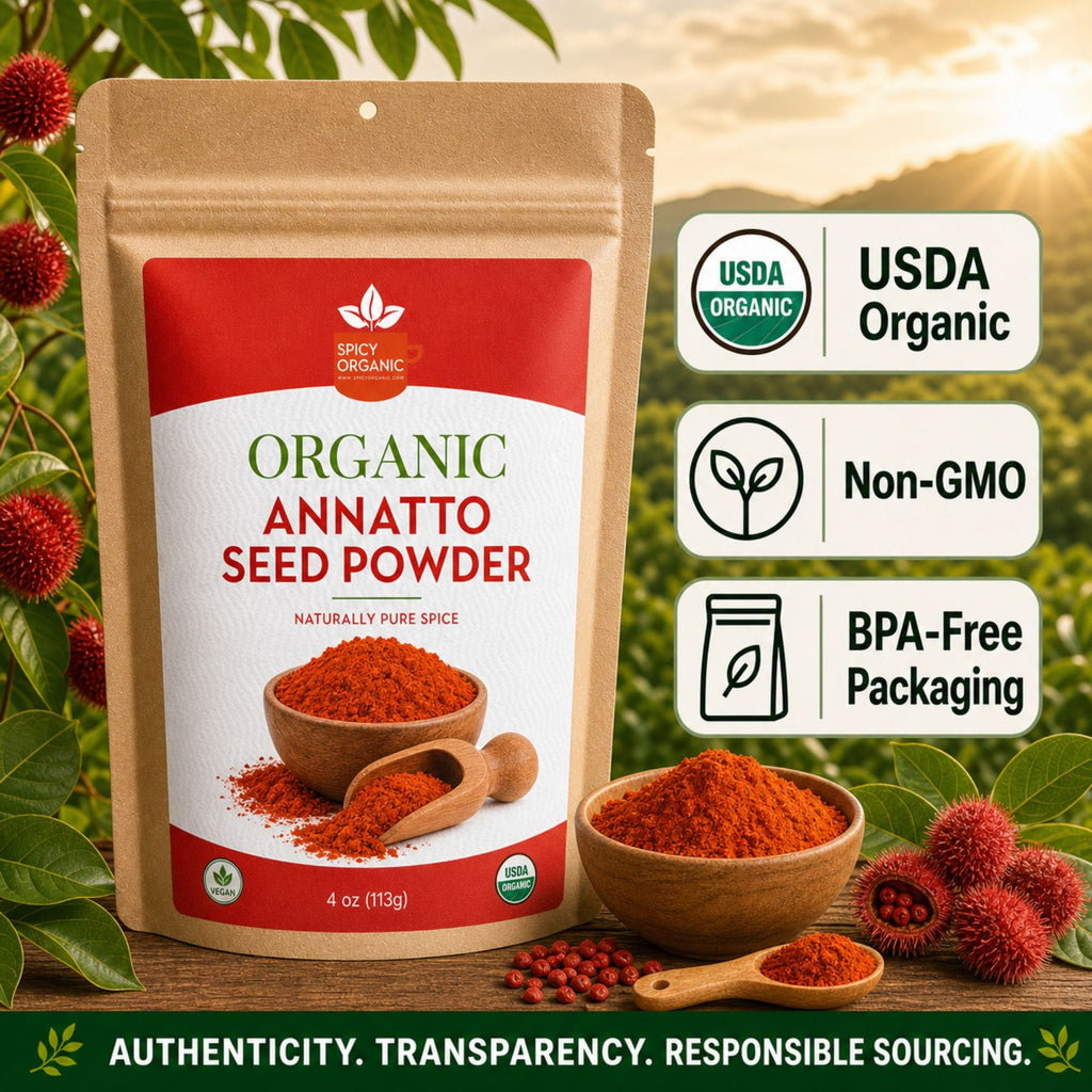 Organic Annatto Powder – Achiote for Latin Cooking