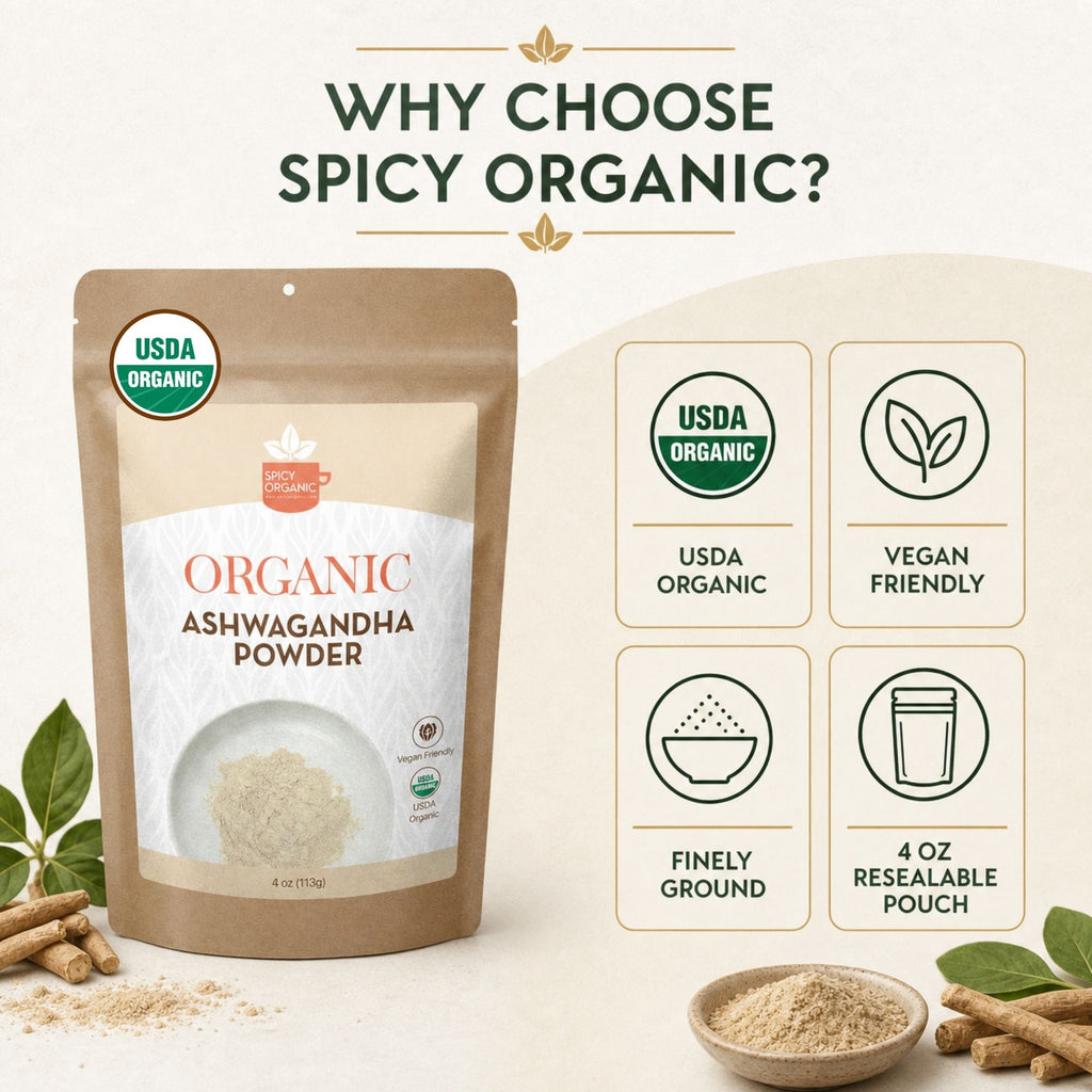 Organic Ashwagandha Root Powder – Withania somnifera