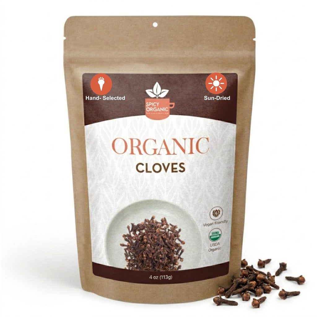 Organic Whole Cloves – For Mulled Wine, Biryani & Spiced Tea