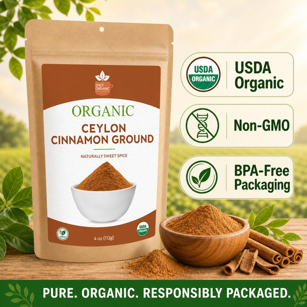 Organic Ceylon Cinnamon Powder – True Cinnamon, Sri Lanka