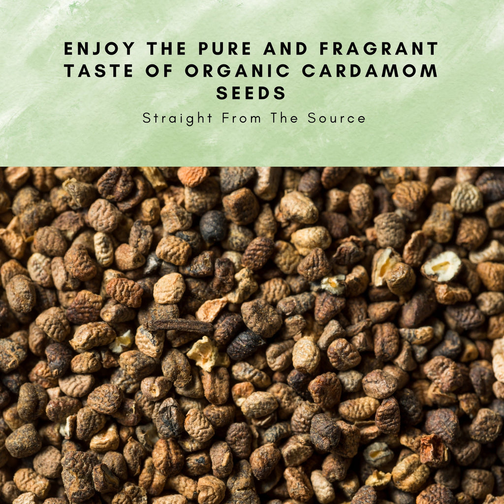 Organic Cardamom Seeds — USDA Certified | Chai, Coffee & Indian Desserts