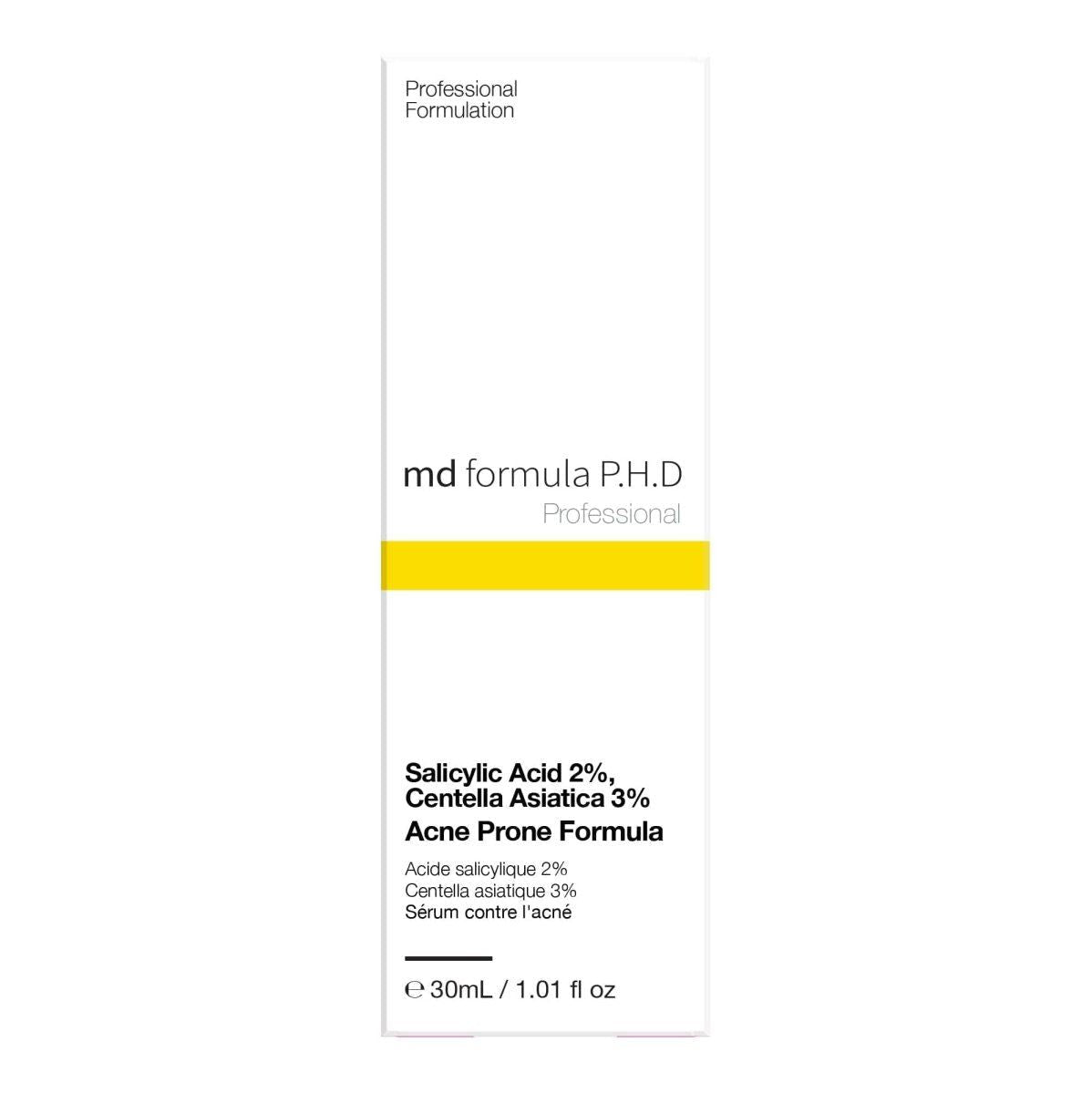 Acne Prone Serum Salicylic Acid 2%, Centella Asistica 3% 30ml
