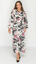 Satin Wrap Dress