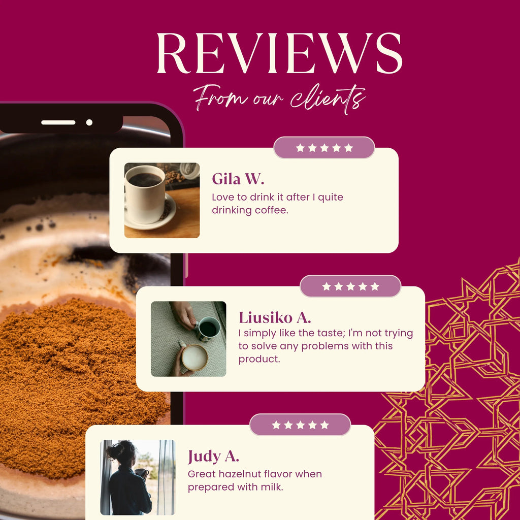 Instant Hazelnut Herbal Coffee