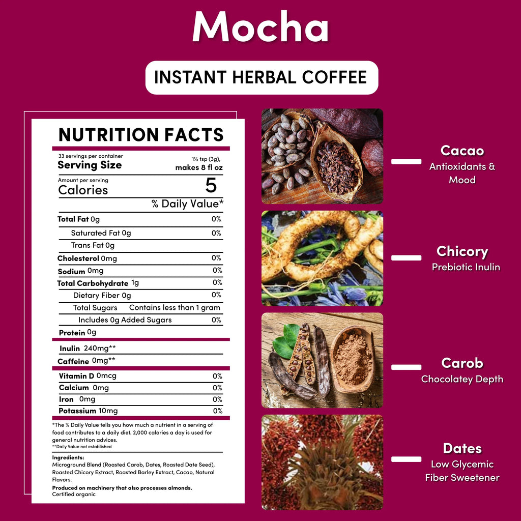 Instant Mocha Herbal Coffee
