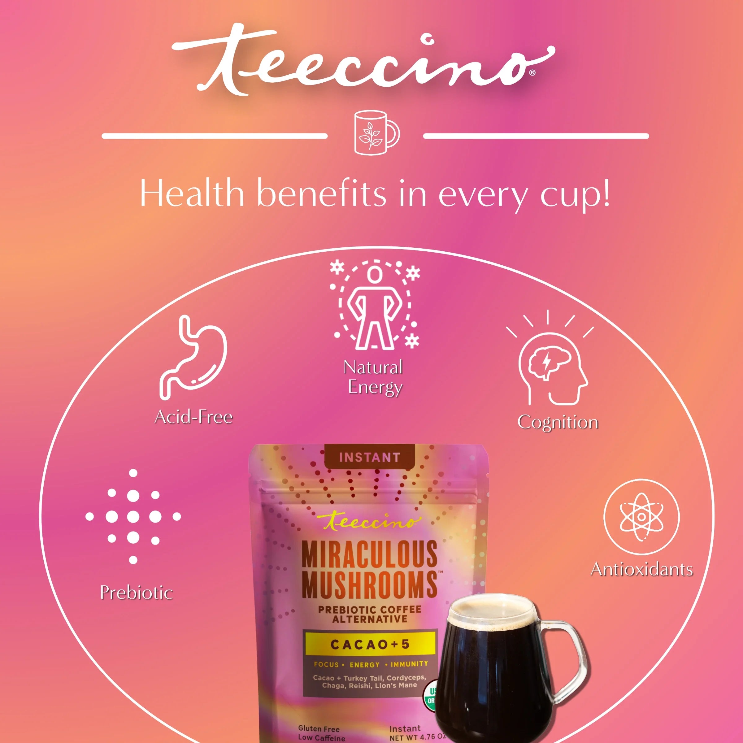 Miraculous Mushrooms® Cacao + 5
