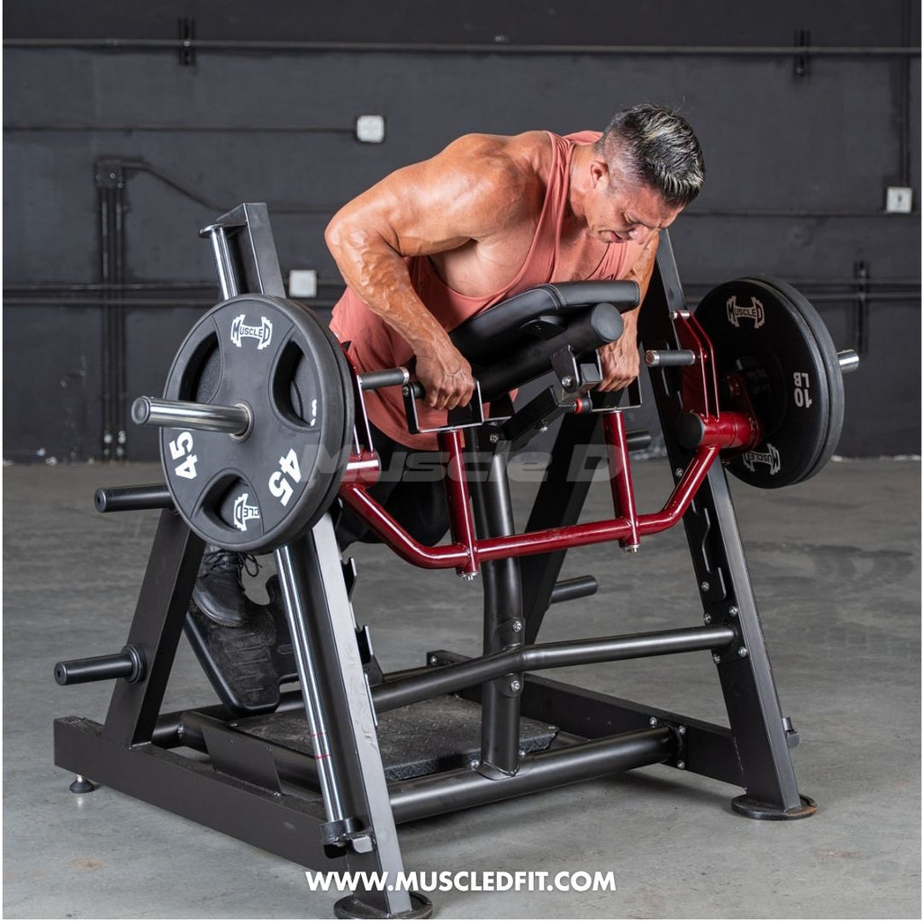 Power Leverage V2 Chest Supported Linear Bearing Row Machine | Muscle D Fitness