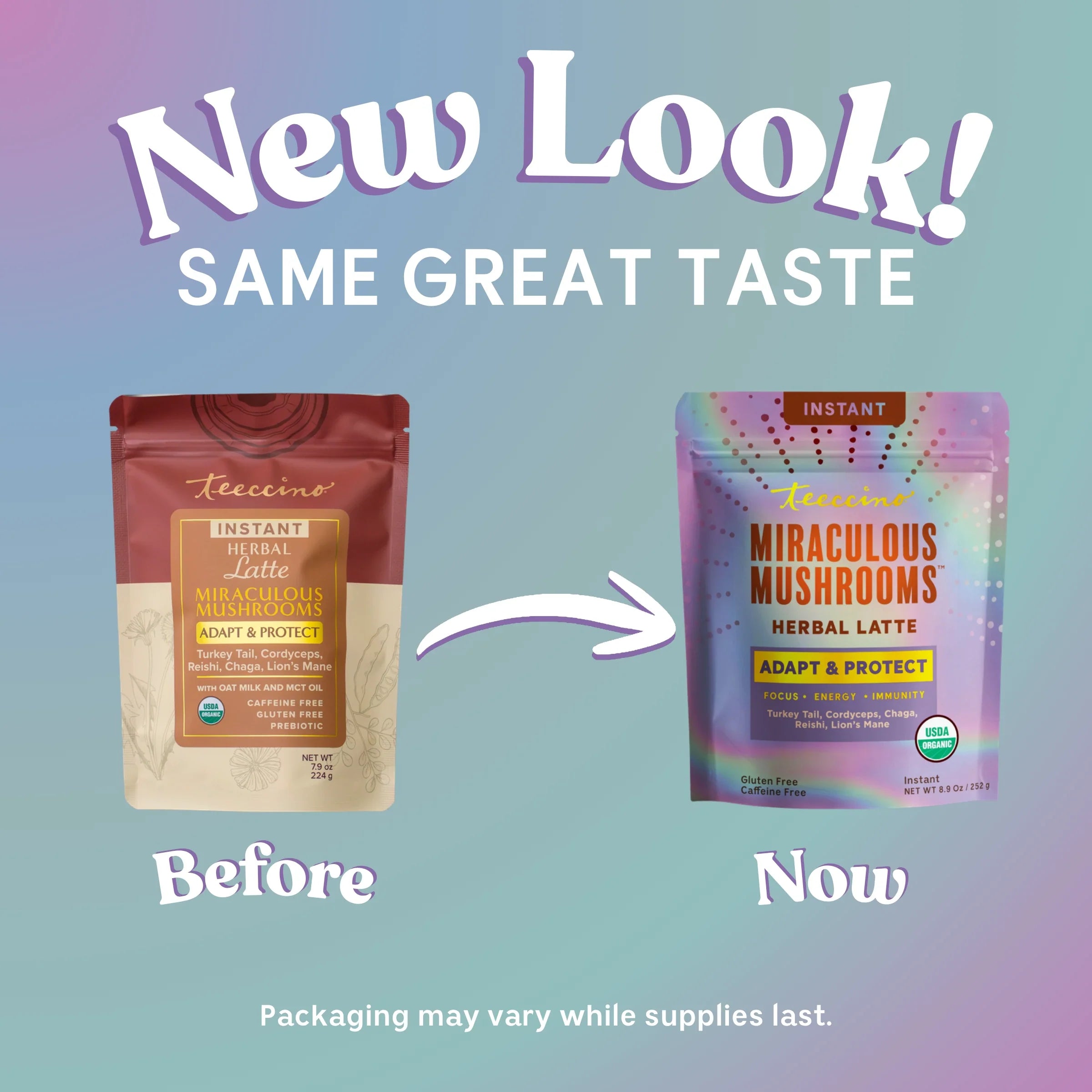Miraculous Mushrooms® Adapt & Protect Instant Herbal Latte