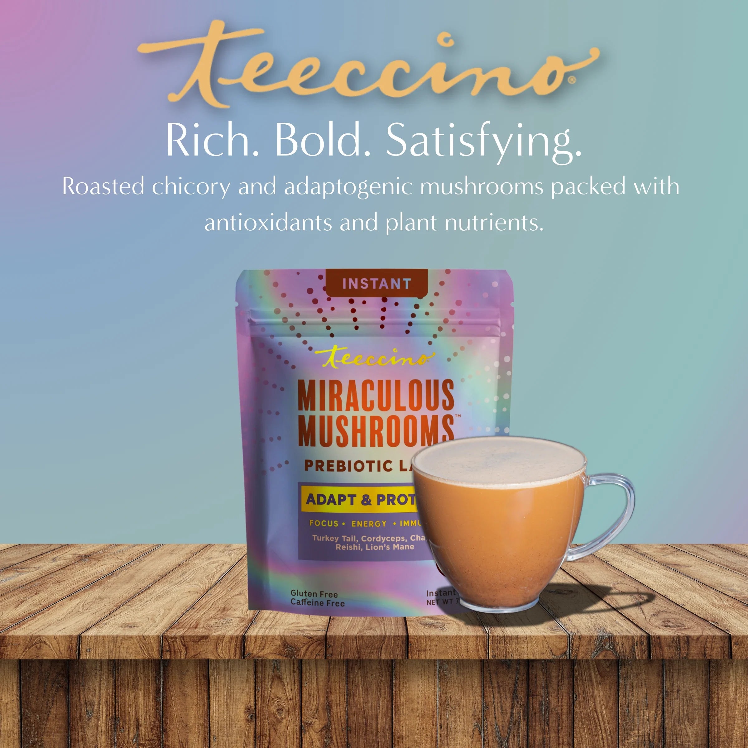 Miraculous Mushrooms® Adapt & Protect Instant Herbal Latte