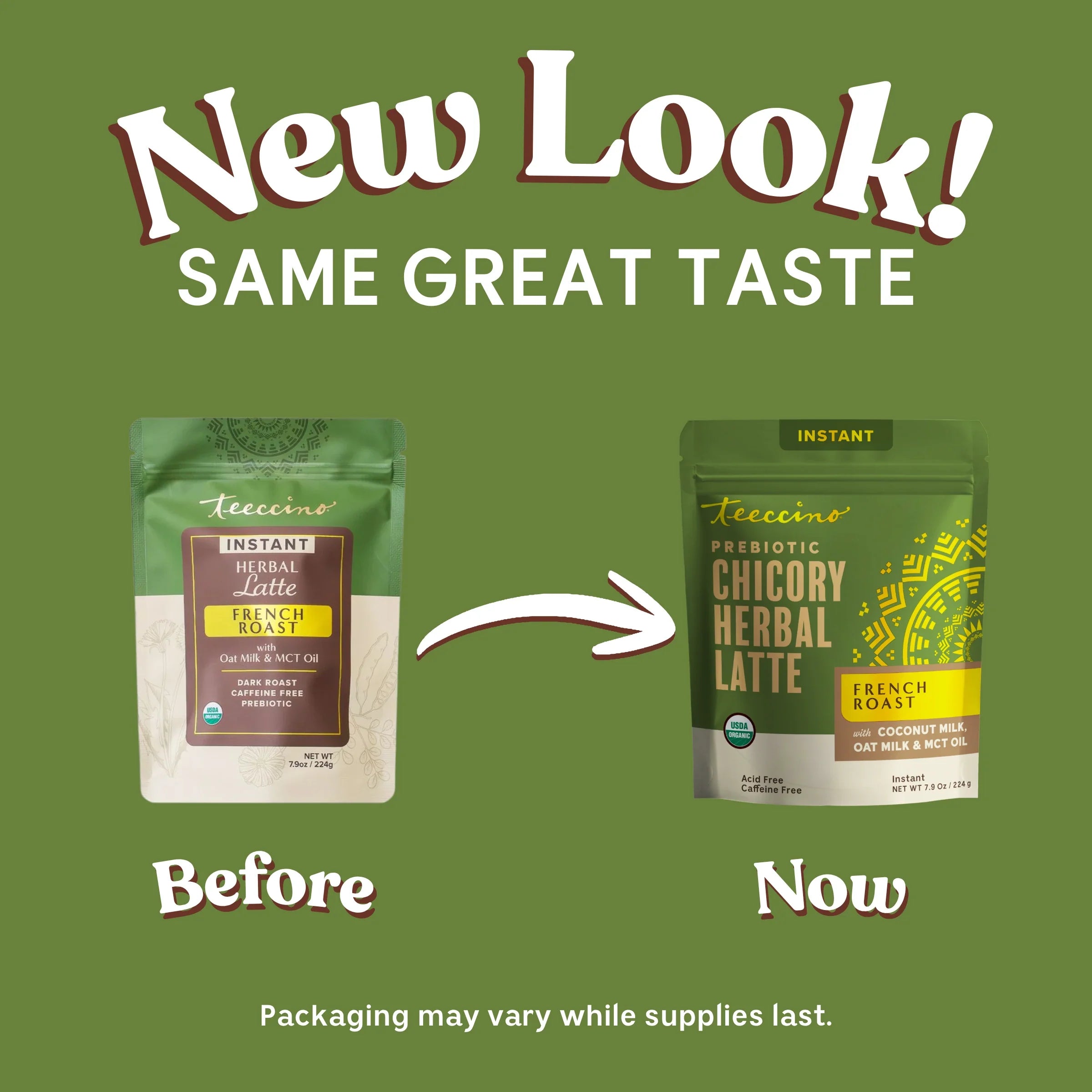 Instant French Roast Herbal Latte