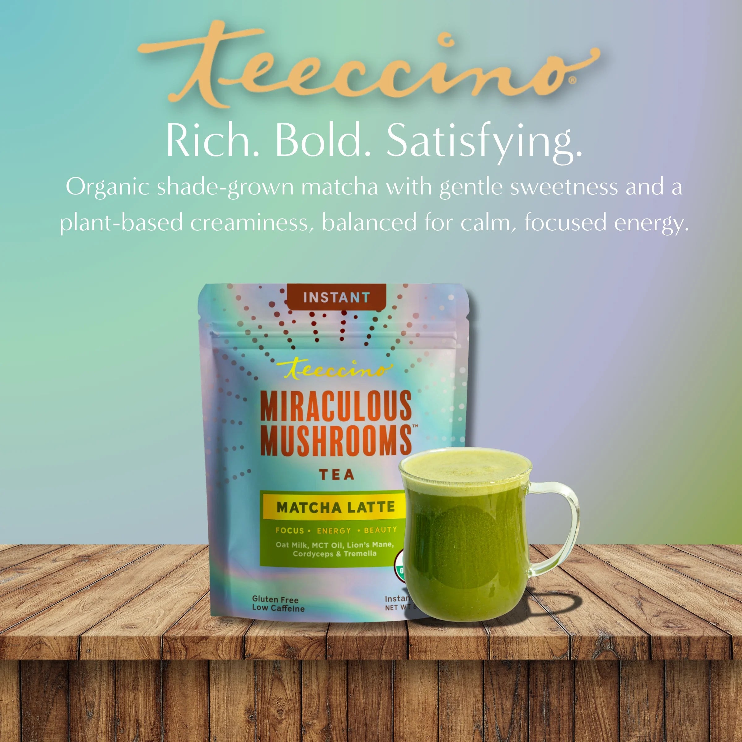 Miraculous Mushrooms® Matcha Latte