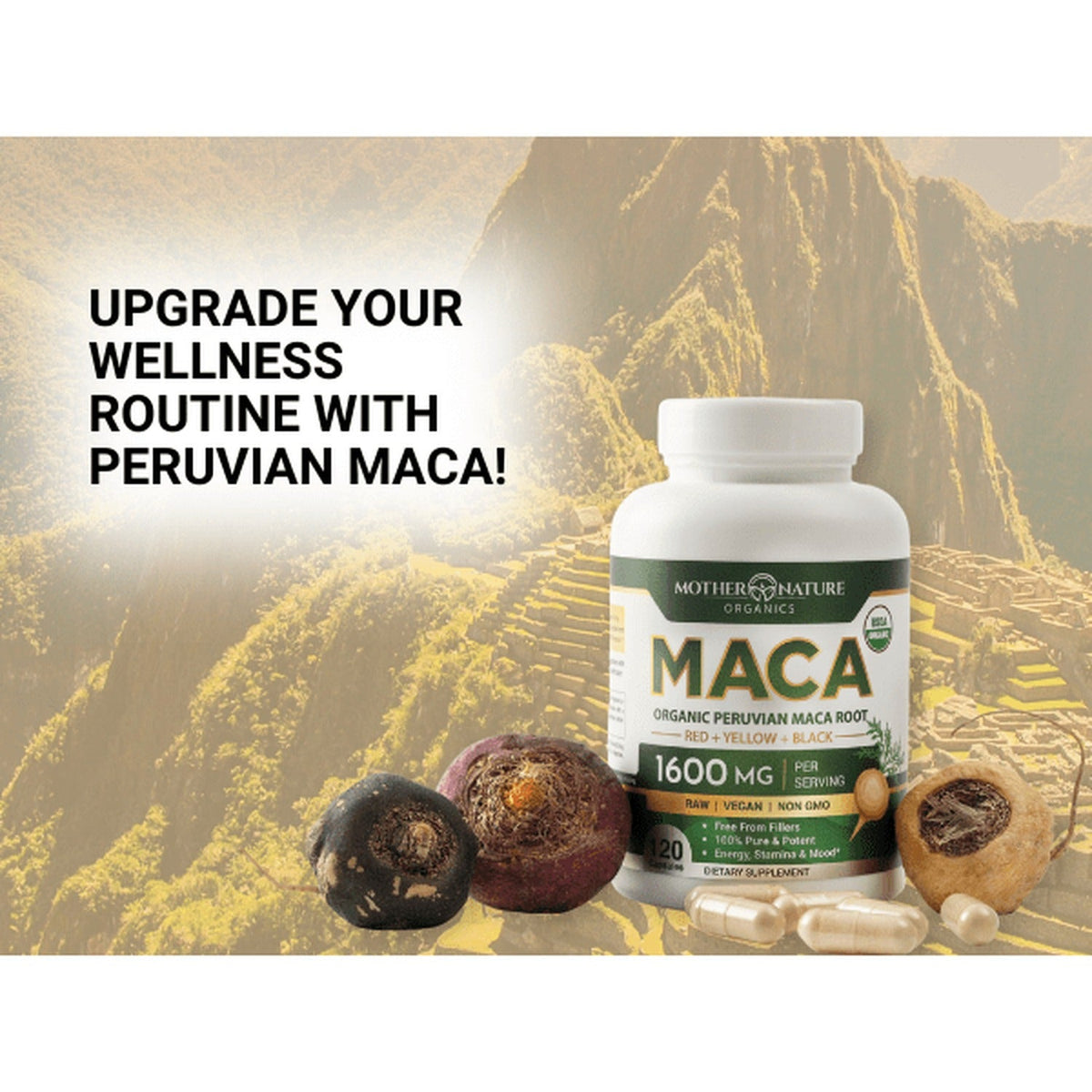 USDA Organic Maca Root Capsules