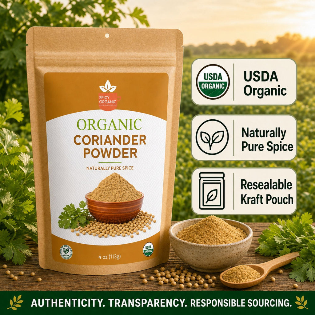 Organic Coriander Powder – Ground Dhania for Curries