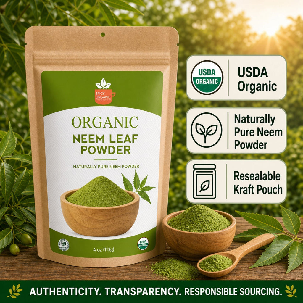 Organic Neem Powder – For Herbal Tea & DIY Skincare