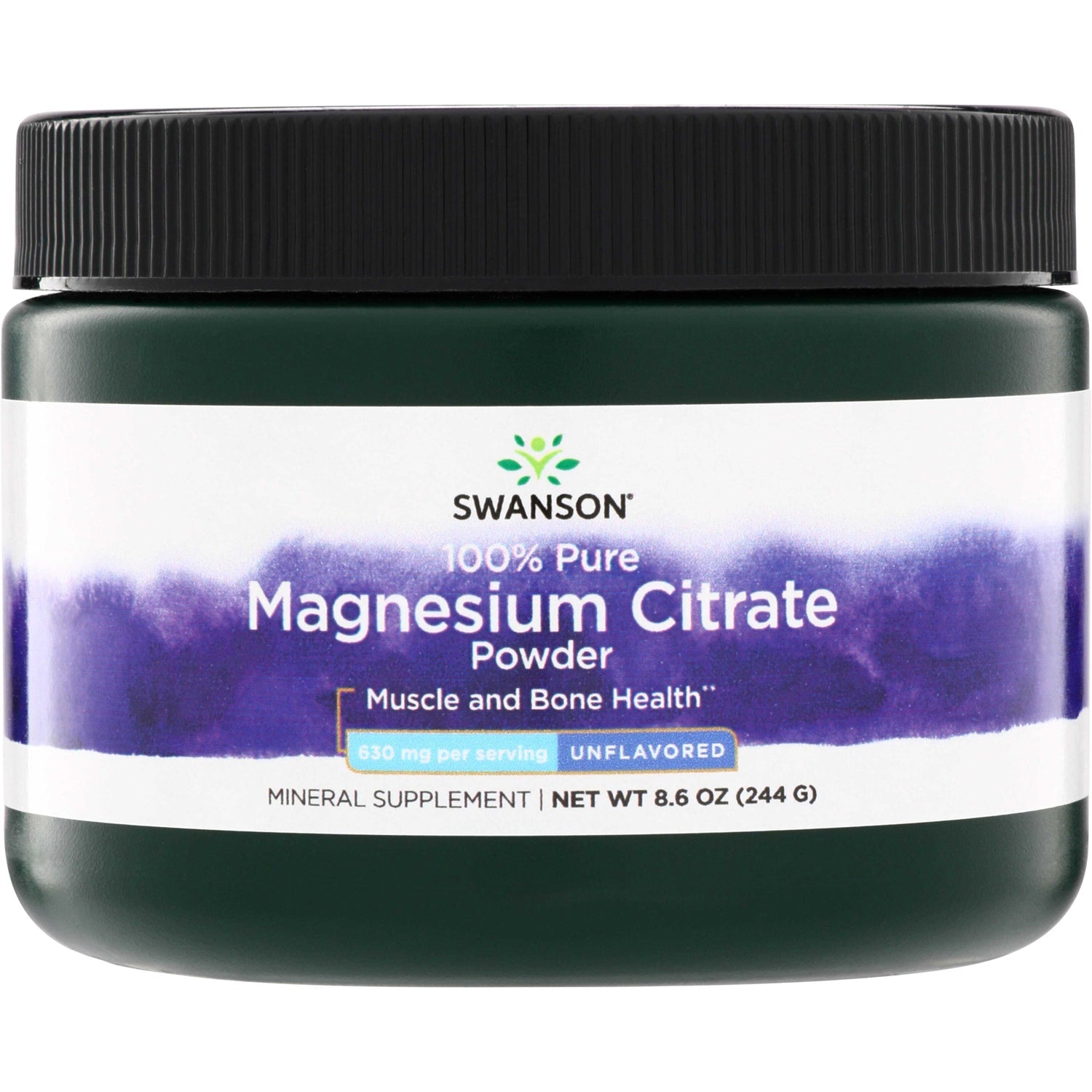 100% Pure Magnesium Citrate Powder - Unflavored