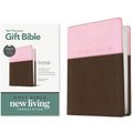Premium Gift Bible Nlt, Filament Enabled, Tutone (Leatherlike, Pink/Dark Brown, Red Letter)