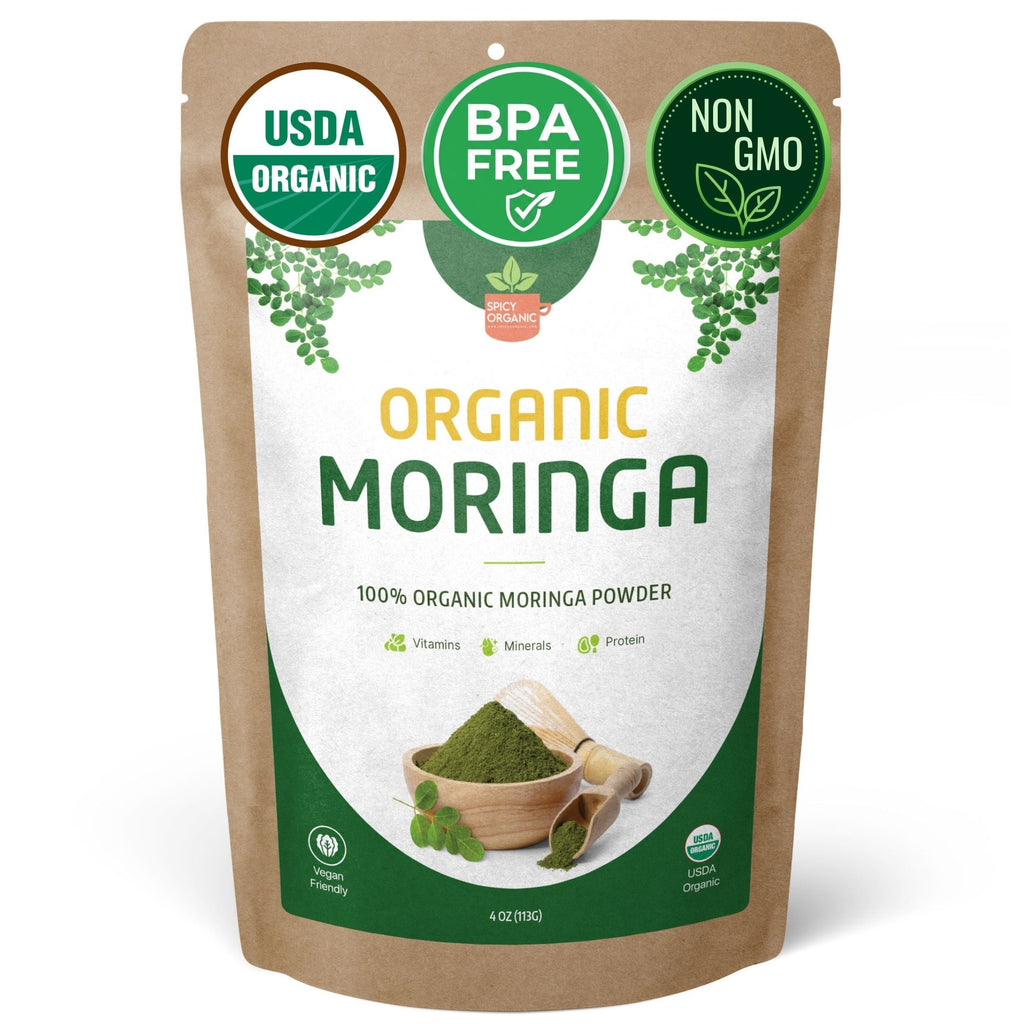 Organic Moringa Powder – For Smoothies & Golden Milk