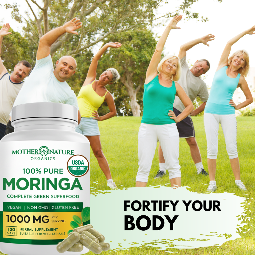 Organic Moringa Capsules (120 Count)