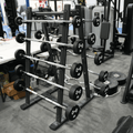 Pro Urethane Barbell Set(Straight or Curl) - 20 to 110 lbs (Barbell Set Only) - Muscle D Fitness - Premium Quality Urethane Barbell Set