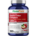 NusaPure Apple Cider Vinegar Complex 1500 mg 180 Veg Caps Suitable for Vegetarians and Vegans, Non-GMO
