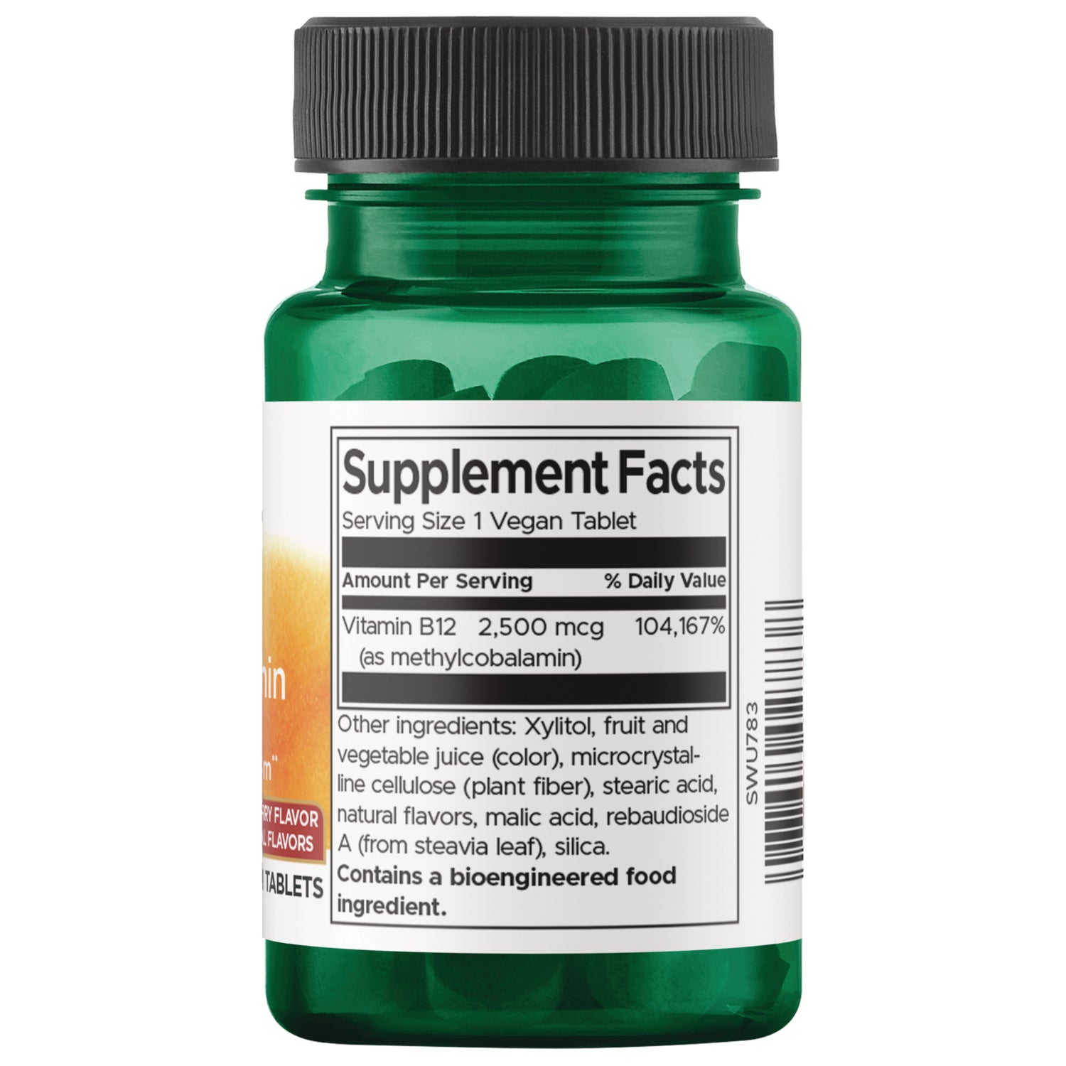 Vitamin B12 Methylcobalamin - Natural Black Cherry Flavored