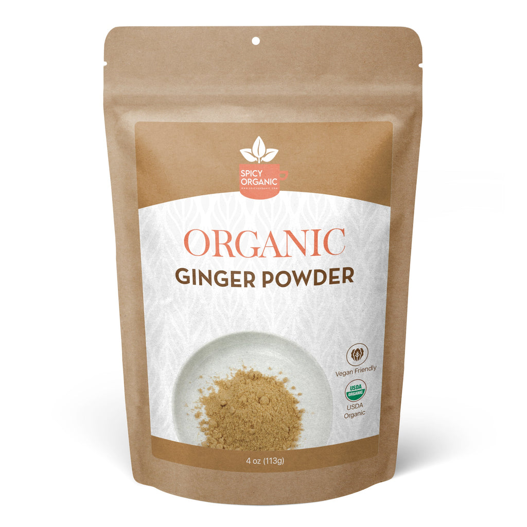 Organic Ginger Powder — USDA Certified, Non-GMO | Chai, Stir-Fries & Gingerbread