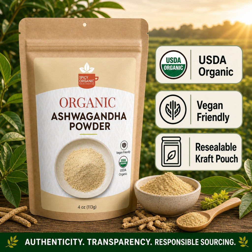 Organic Ashwagandha Root Powder – Withania somnifera