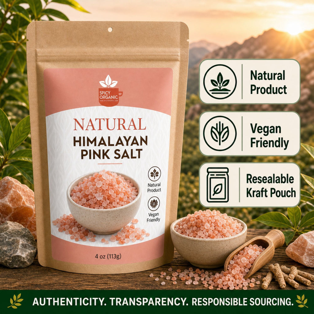 Himalayan Pink Salt – Coarse, Unrefined, for Grinders