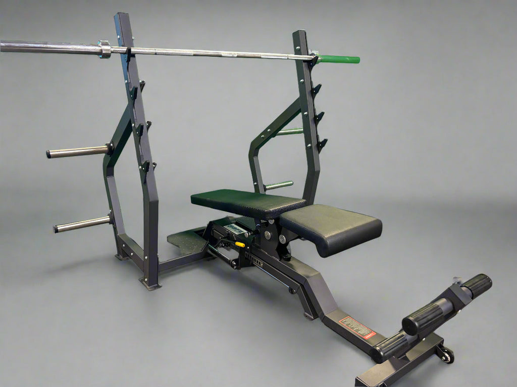 Fully Adjustable Olympic Bench Press, Full Incline & Decline (New)