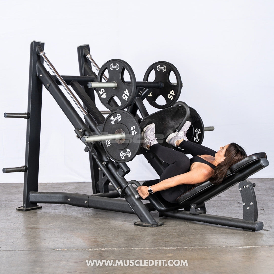 45 Degree Linear Leg Press Machine - Muscle D Fitness - Adjustable Angle Back Pad
