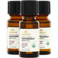 Certified Organic Peppermint Essential Oil - 3 Pack