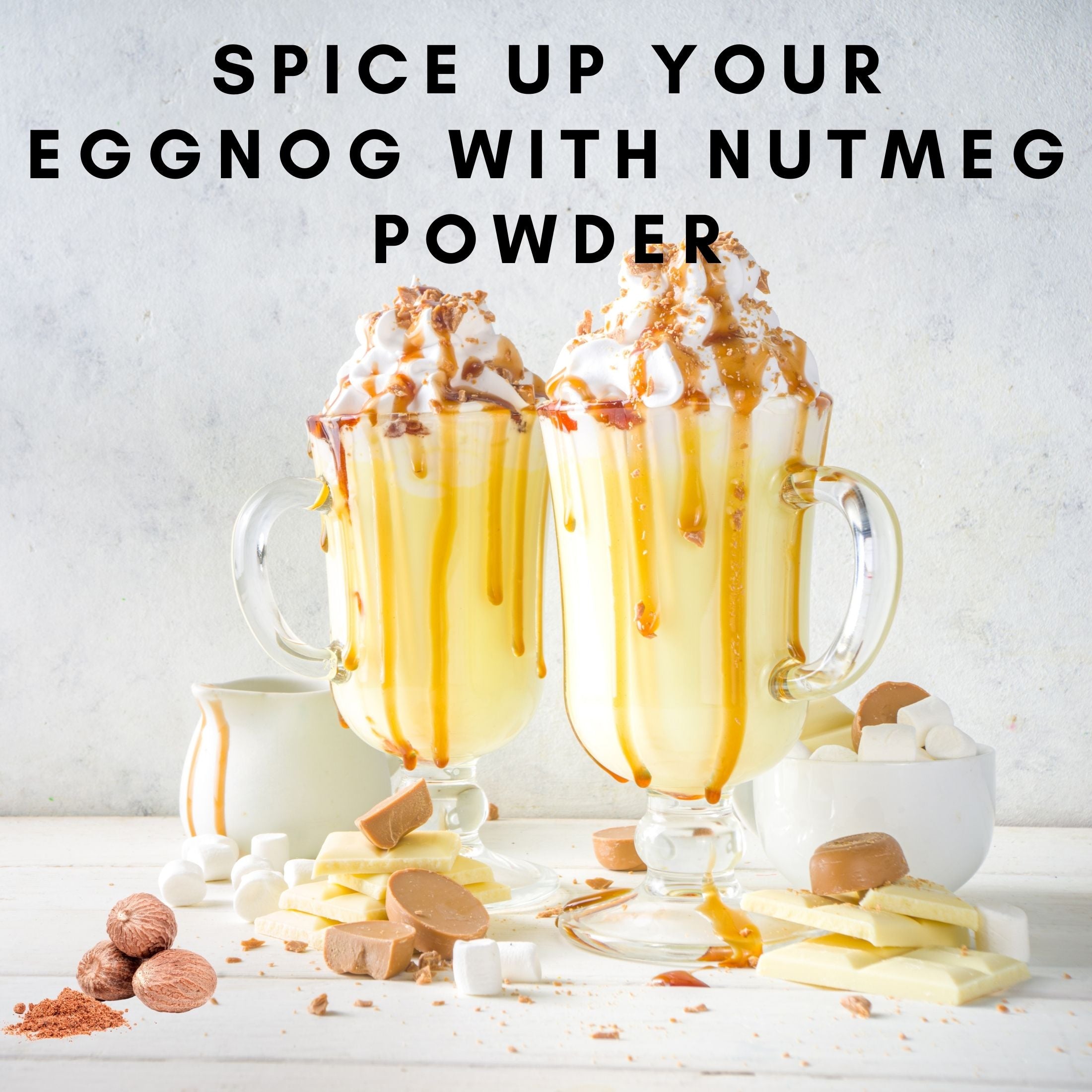Organic Nutmeg Powder — USDA Certified | Béchamel, Eggnog & Spiced Baking