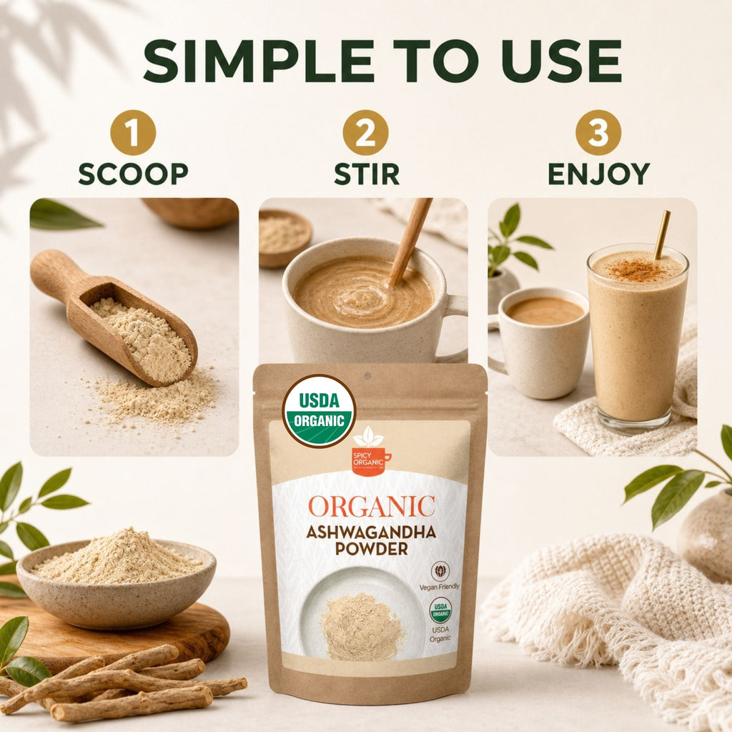Organic Ashwagandha Root Powder – Withania somnifera