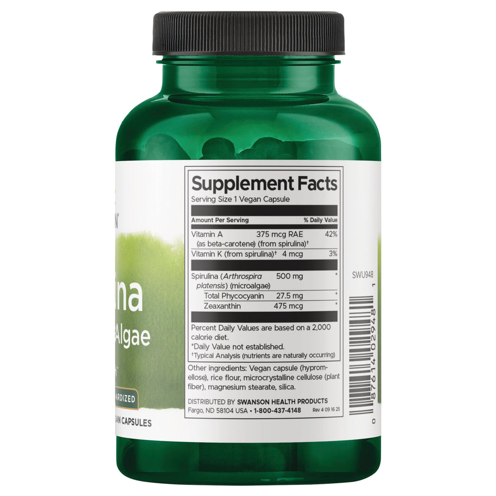 Spirulina Blue-Green Algae - Standardized