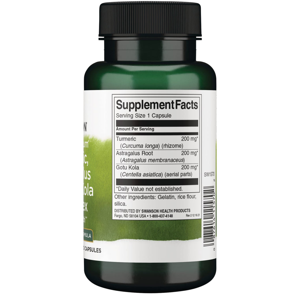 Full Spectrum Turmeric, Astragalus & Gotu Kola Complex