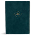 CSB Women's Study Bible, Peacock Leathertouch